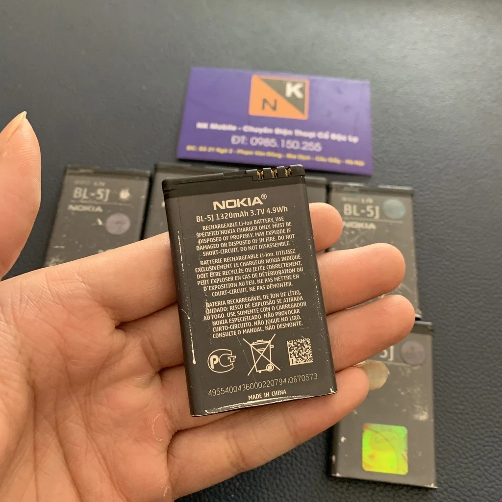 Pin BL-5J Zin cũ bóc máy cho điện thoại 302 / 525 / 5230 / 5800 / C3-00 / X6-00 / X1-01