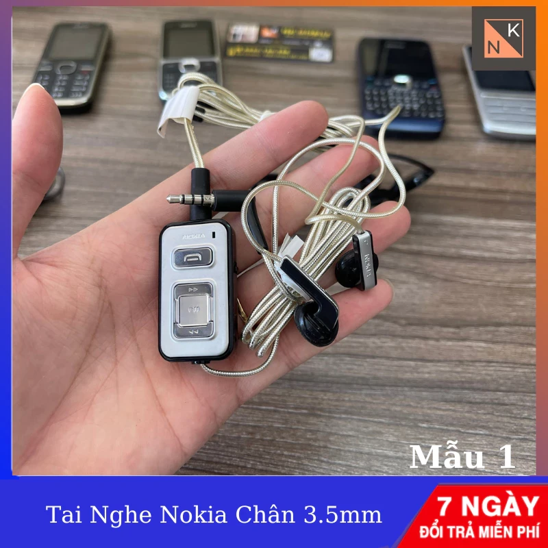 Tai nghe Nokia 3.5mm cho điện thoại E72, E52, E63, E5, N96, N85, 5310, C201, C500, 2730