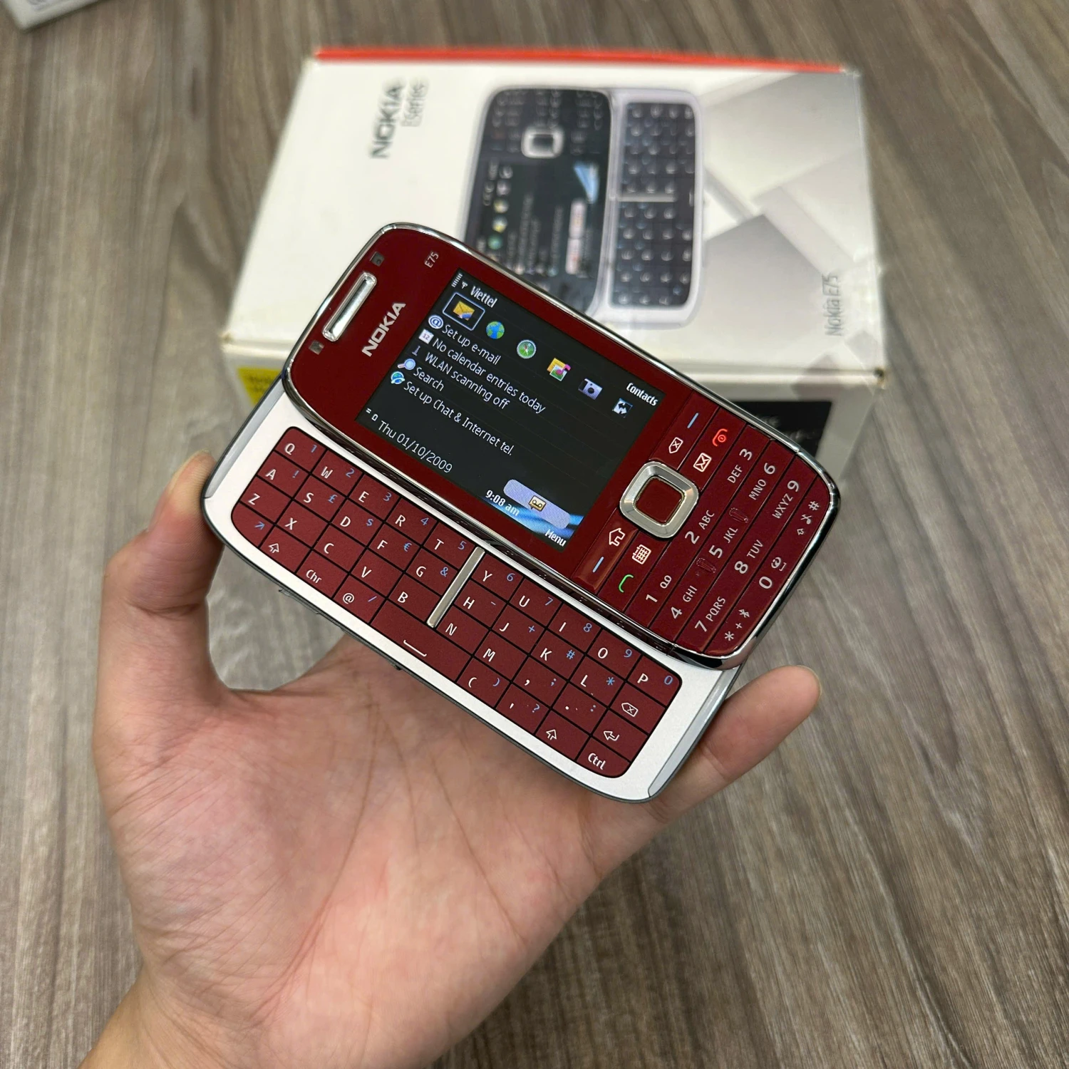 Nokia E75 Đỏ Fullbox